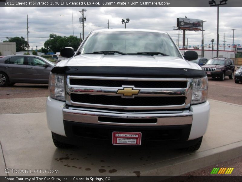 Summit White / Light Cashmere/Ebony 2011 Chevrolet Silverado 1500 LT Extended Cab 4x4