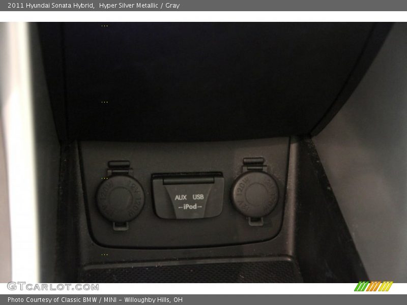 Hyper Silver Metallic / Gray 2011 Hyundai Sonata Hybrid