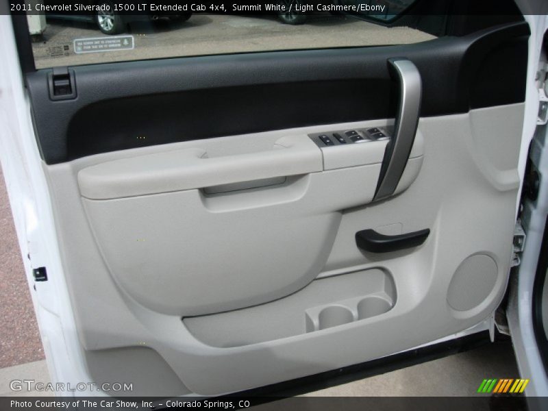 Summit White / Light Cashmere/Ebony 2011 Chevrolet Silverado 1500 LT Extended Cab 4x4