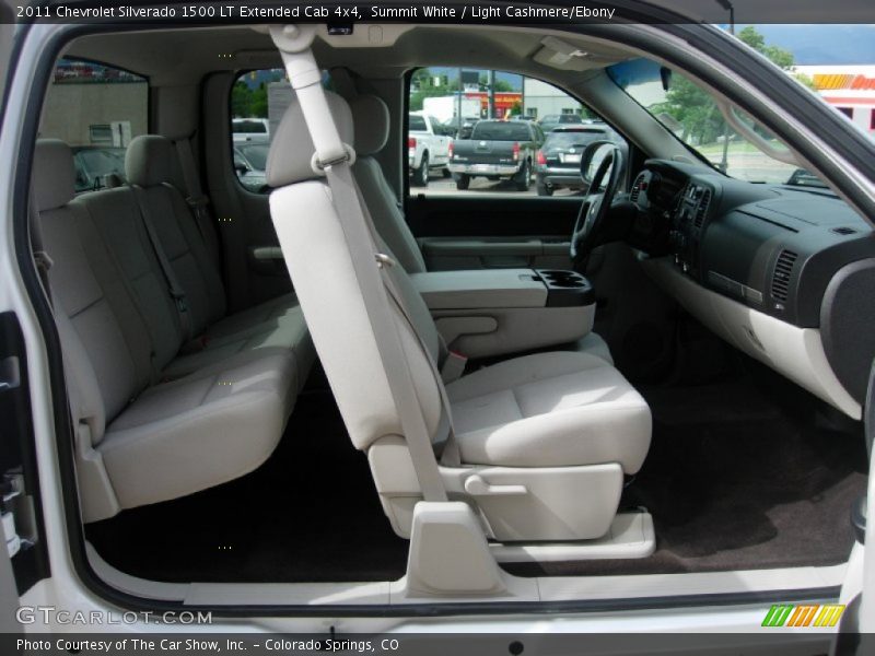 Summit White / Light Cashmere/Ebony 2011 Chevrolet Silverado 1500 LT Extended Cab 4x4