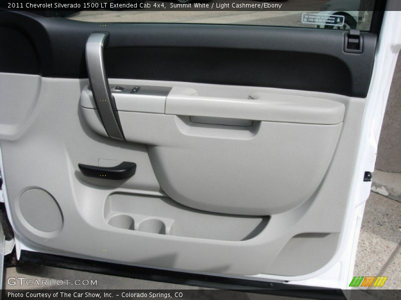 Summit White / Light Cashmere/Ebony 2011 Chevrolet Silverado 1500 LT Extended Cab 4x4