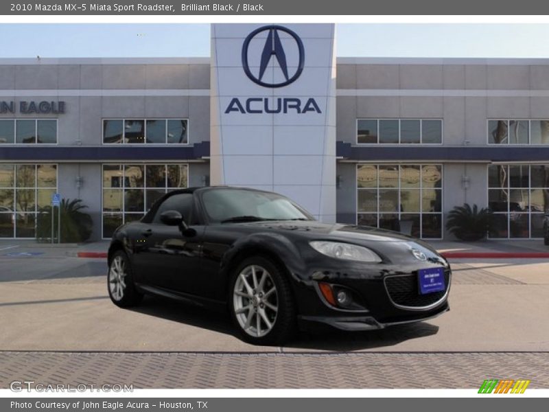 Brilliant Black / Black 2010 Mazda MX-5 Miata Sport Roadster