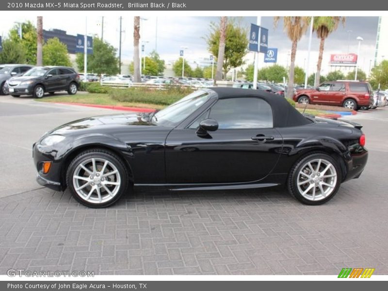 Brilliant Black / Black 2010 Mazda MX-5 Miata Sport Roadster