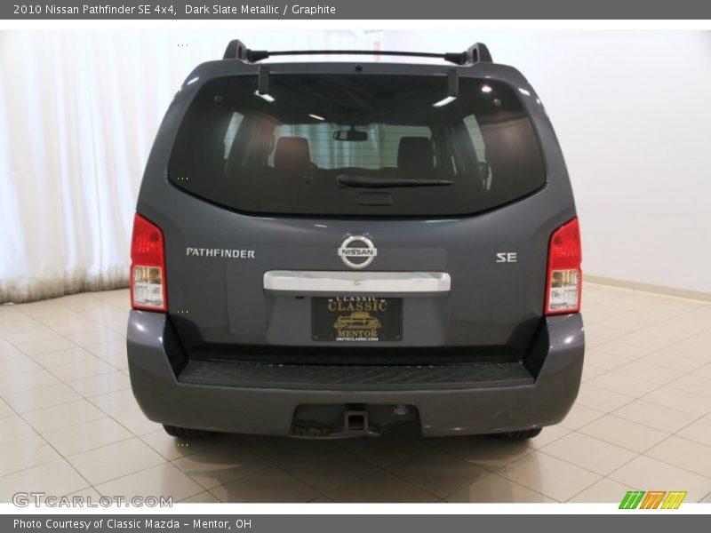 Dark Slate Metallic / Graphite 2010 Nissan Pathfinder SE 4x4
