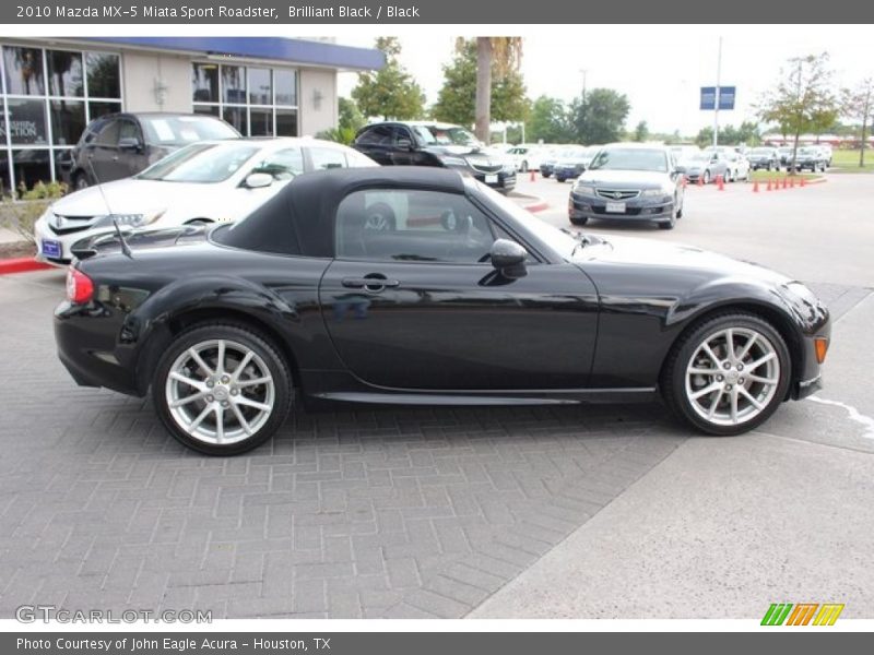 Brilliant Black / Black 2010 Mazda MX-5 Miata Sport Roadster