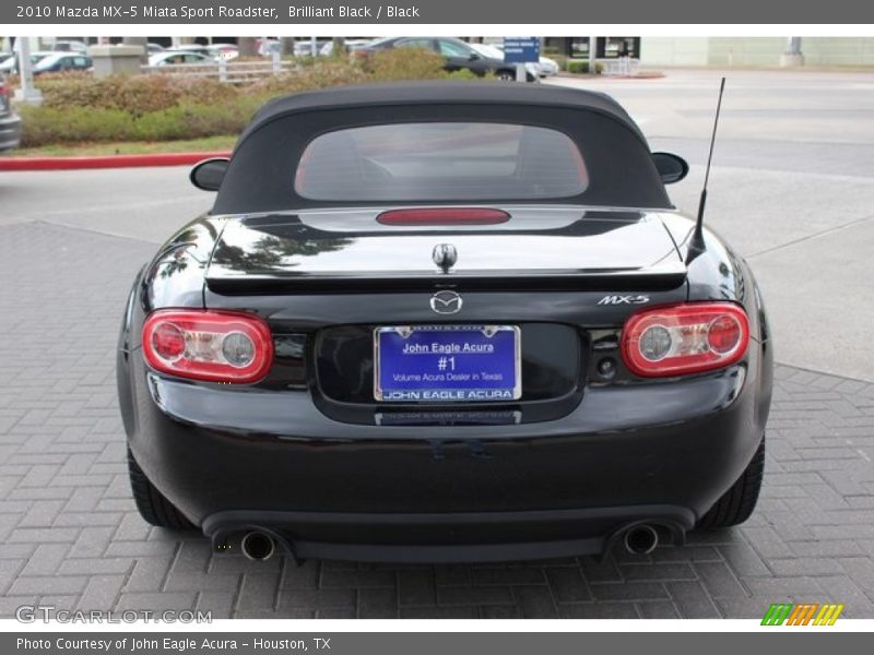 Brilliant Black / Black 2010 Mazda MX-5 Miata Sport Roadster