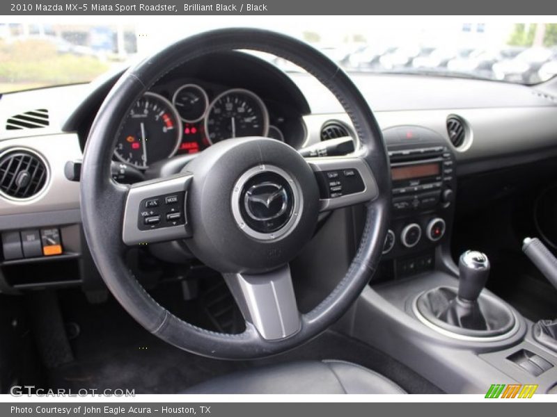 Brilliant Black / Black 2010 Mazda MX-5 Miata Sport Roadster
