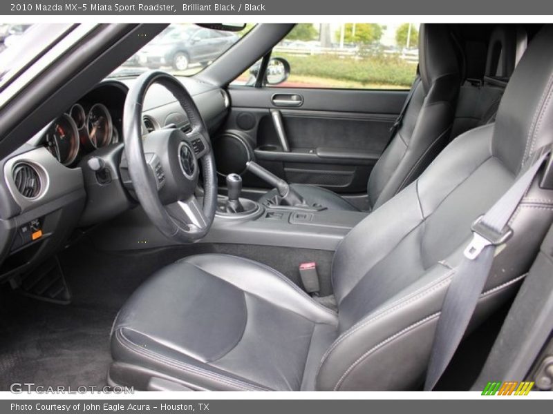 Brilliant Black / Black 2010 Mazda MX-5 Miata Sport Roadster