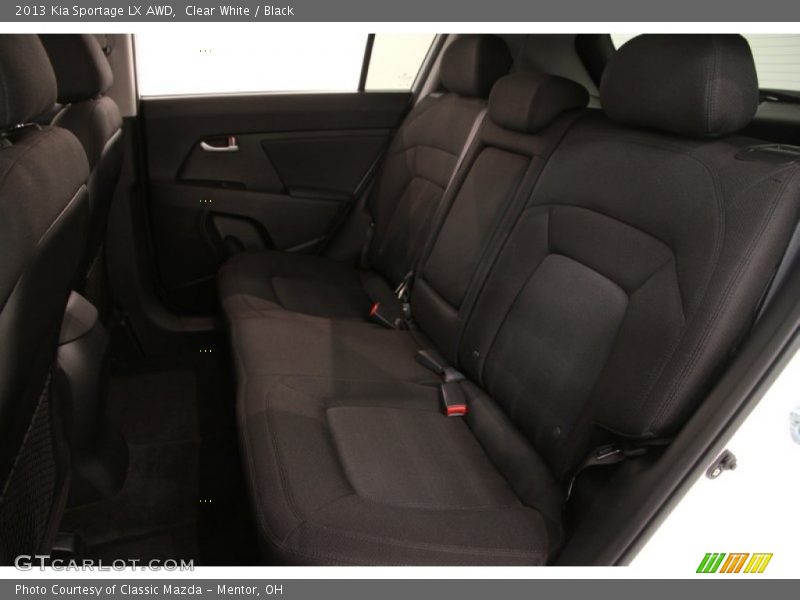 Rear Seat of 2013 Sportage LX AWD