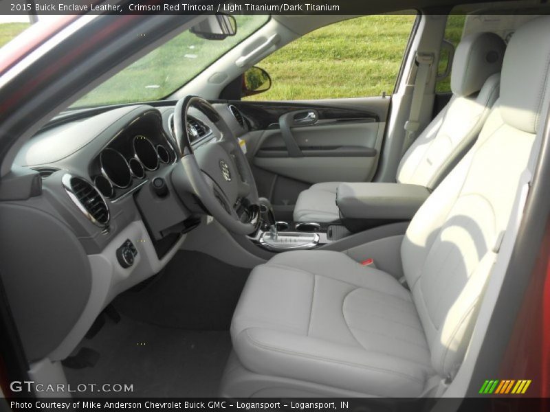 Crimson Red Tintcoat / Light Titanium/Dark Titanium 2015 Buick Enclave Leather