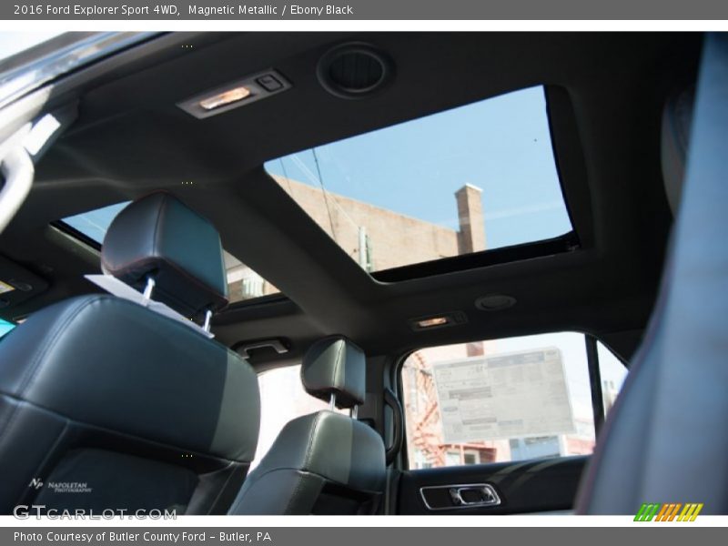 Magnetic Metallic / Ebony Black 2016 Ford Explorer Sport 4WD