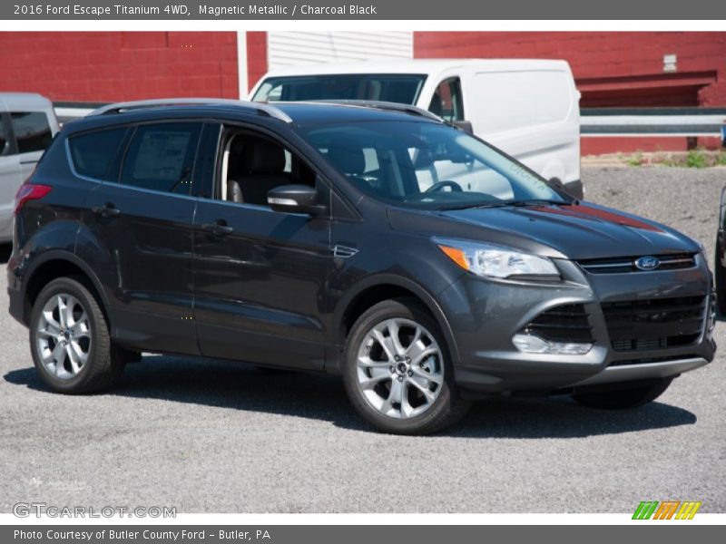 Magnetic Metallic / Charcoal Black 2016 Ford Escape Titanium 4WD