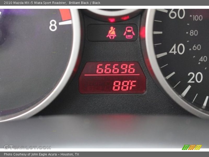 Brilliant Black / Black 2010 Mazda MX-5 Miata Sport Roadster
