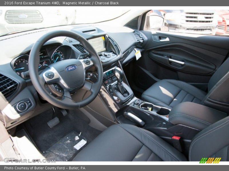 Magnetic Metallic / Charcoal Black 2016 Ford Escape Titanium 4WD