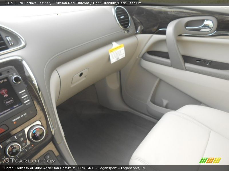 Crimson Red Tintcoat / Light Titanium/Dark Titanium 2015 Buick Enclave Leather