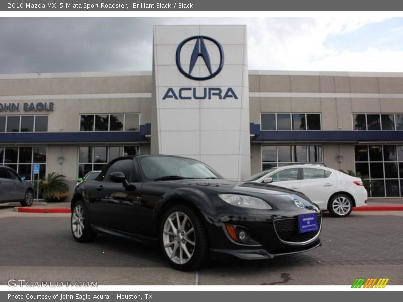 Brilliant Black / Black 2010 Mazda MX-5 Miata Sport Roadster