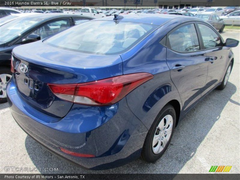 Blue / Gray 2016 Hyundai Elantra SE