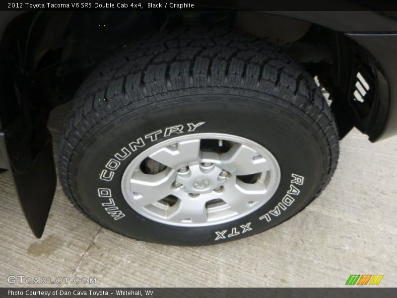 Black / Graphite 2012 Toyota Tacoma V6 SR5 Double Cab 4x4