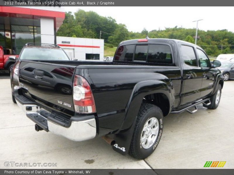 Black / Graphite 2012 Toyota Tacoma V6 SR5 Double Cab 4x4