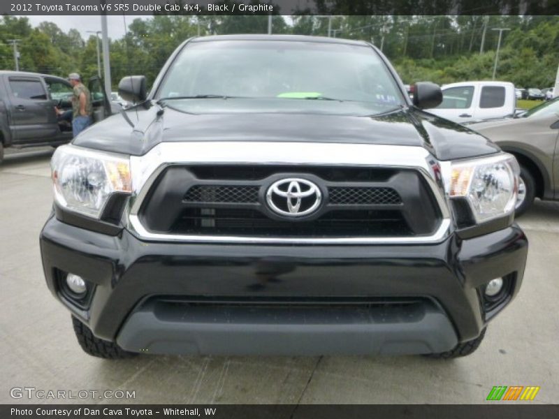 Black / Graphite 2012 Toyota Tacoma V6 SR5 Double Cab 4x4