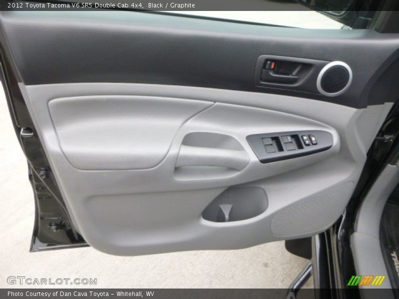 Black / Graphite 2012 Toyota Tacoma V6 SR5 Double Cab 4x4