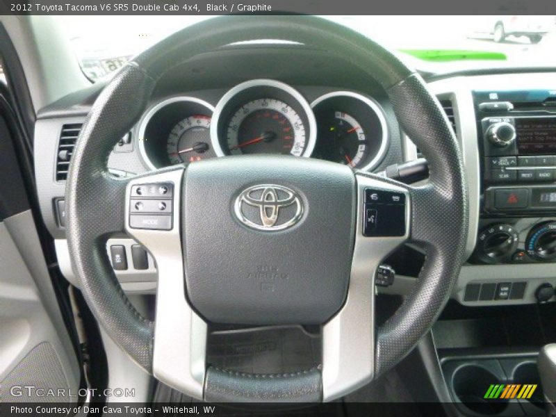 Black / Graphite 2012 Toyota Tacoma V6 SR5 Double Cab 4x4