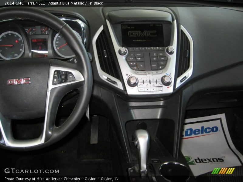 Atlantis Blue Metallic / Jet Black 2014 GMC Terrain SLE