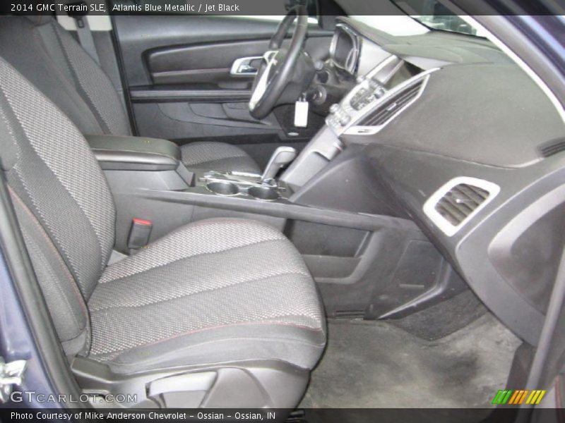 Atlantis Blue Metallic / Jet Black 2014 GMC Terrain SLE