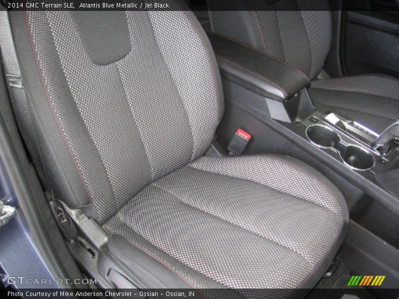 Atlantis Blue Metallic / Jet Black 2014 GMC Terrain SLE