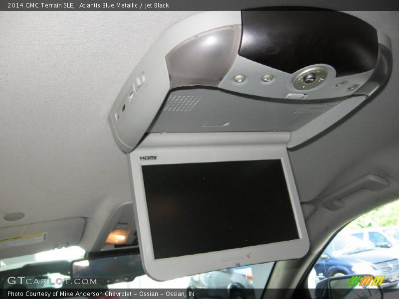 Atlantis Blue Metallic / Jet Black 2014 GMC Terrain SLE