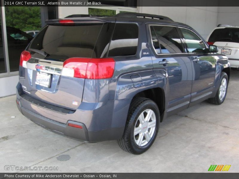 Atlantis Blue Metallic / Jet Black 2014 GMC Terrain SLE
