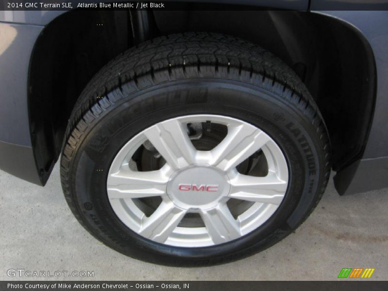 Atlantis Blue Metallic / Jet Black 2014 GMC Terrain SLE
