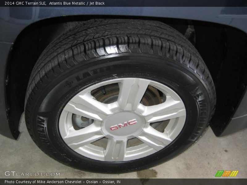 Atlantis Blue Metallic / Jet Black 2014 GMC Terrain SLE