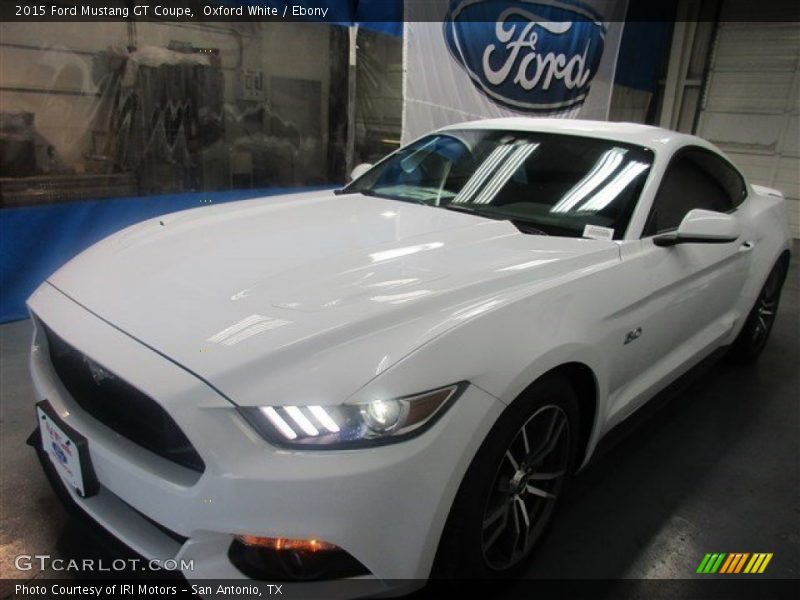 Oxford White / Ebony 2015 Ford Mustang GT Coupe