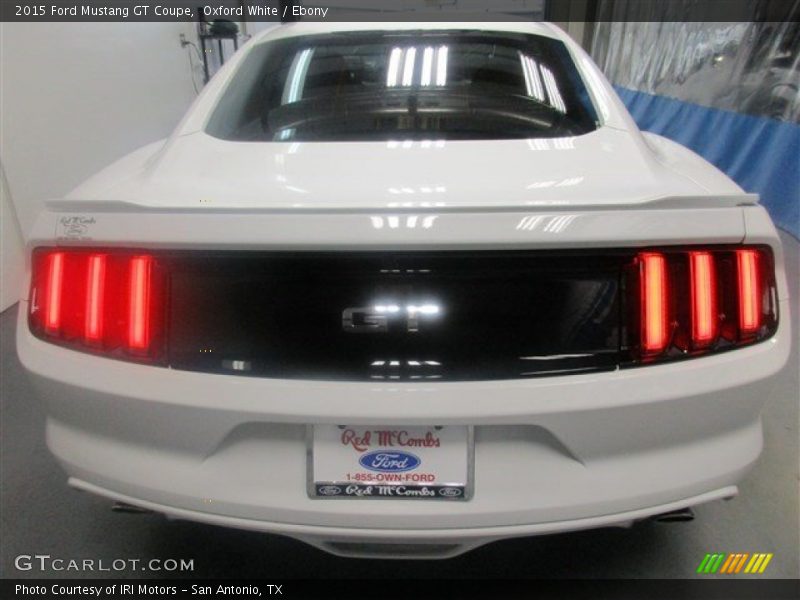 Oxford White / Ebony 2015 Ford Mustang GT Coupe