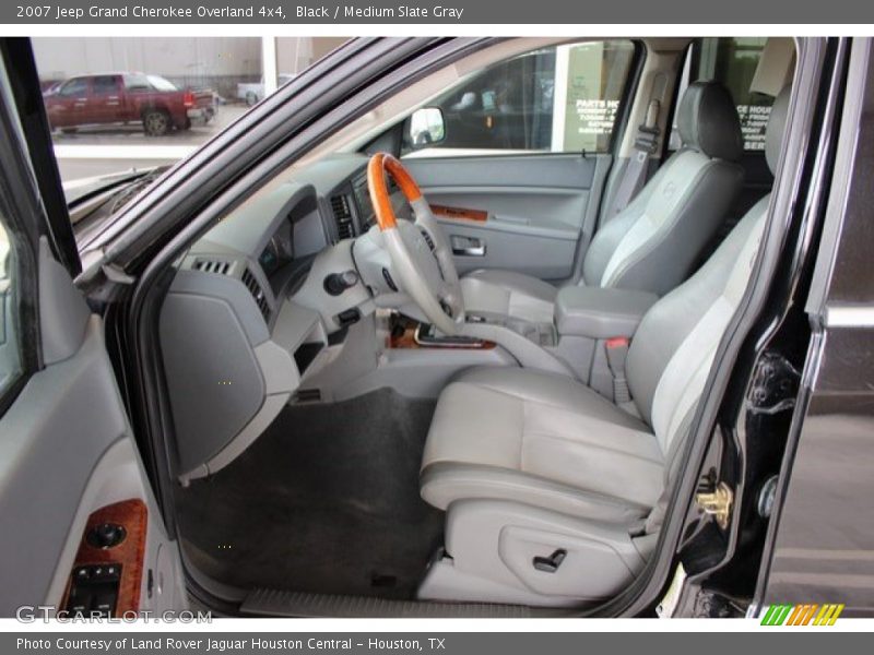 Black / Medium Slate Gray 2007 Jeep Grand Cherokee Overland 4x4