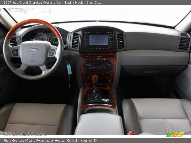Black / Medium Slate Gray 2007 Jeep Grand Cherokee Overland 4x4
