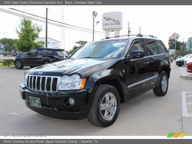 Black / Medium Slate Gray 2007 Jeep Grand Cherokee Overland 4x4