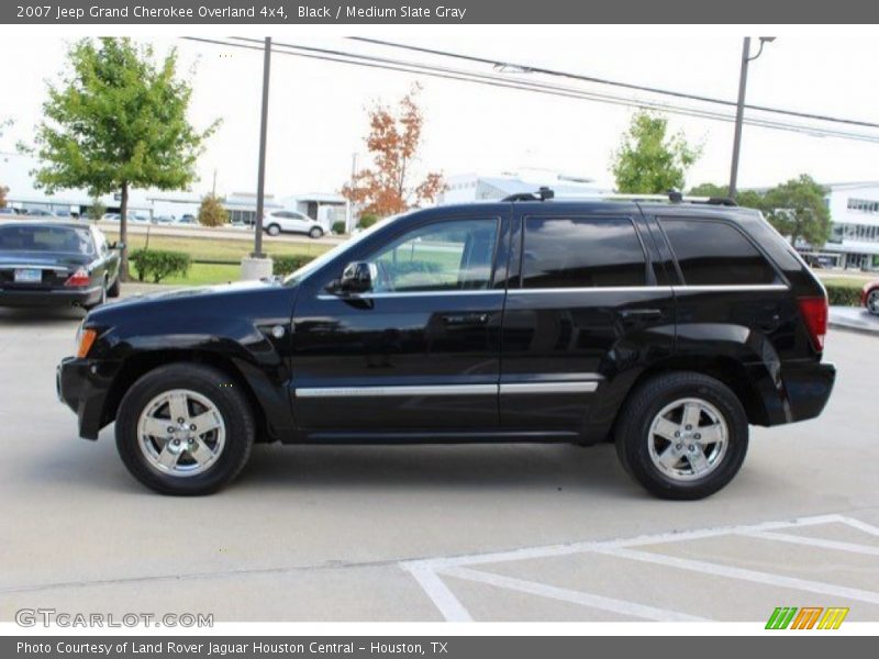 Black / Medium Slate Gray 2007 Jeep Grand Cherokee Overland 4x4