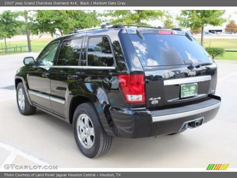 Black / Medium Slate Gray 2007 Jeep Grand Cherokee Overland 4x4