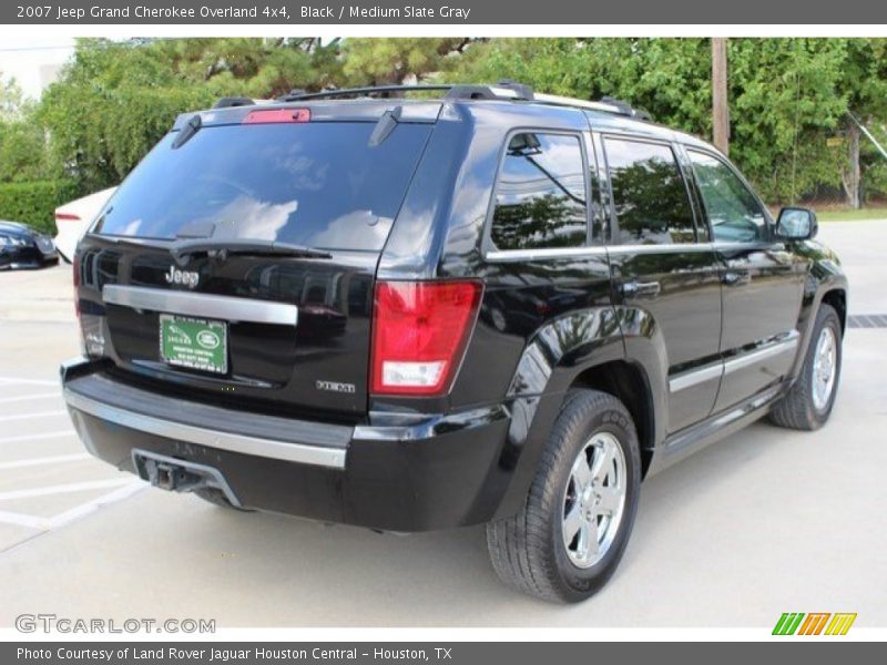 Black / Medium Slate Gray 2007 Jeep Grand Cherokee Overland 4x4