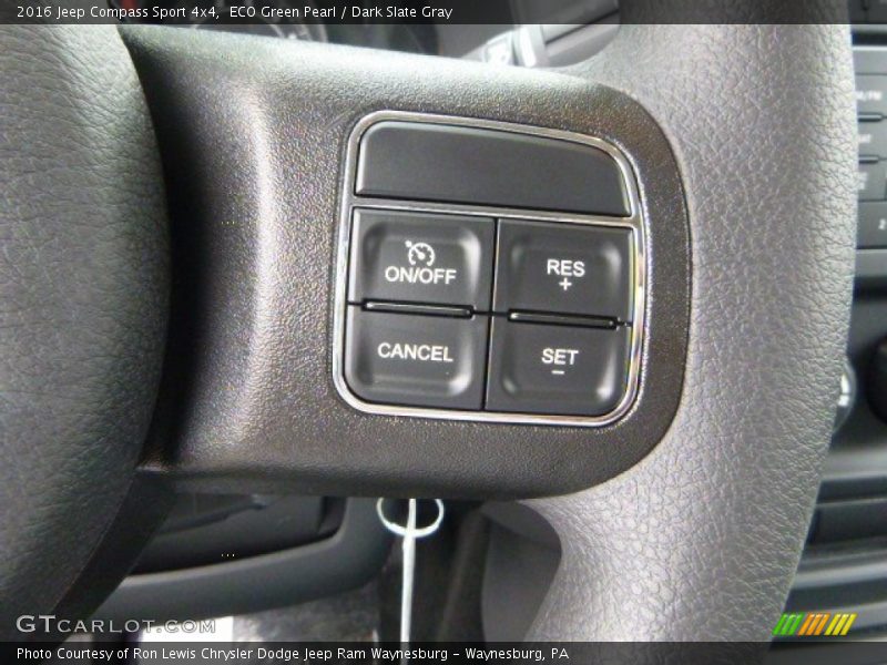 Controls of 2016 Compass Sport 4x4