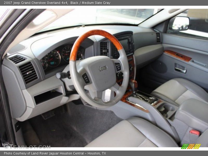 Black / Medium Slate Gray 2007 Jeep Grand Cherokee Overland 4x4