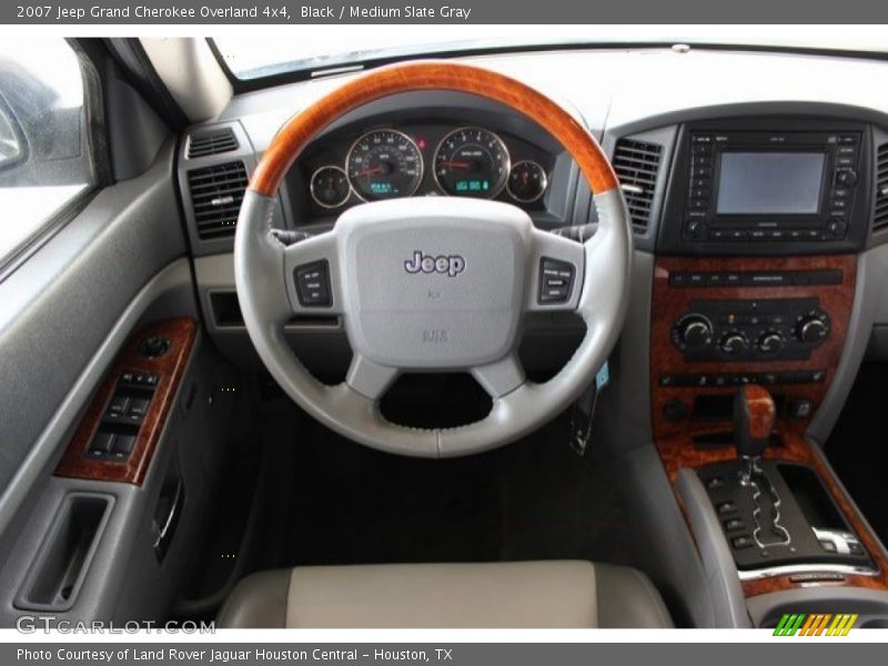 Black / Medium Slate Gray 2007 Jeep Grand Cherokee Overland 4x4