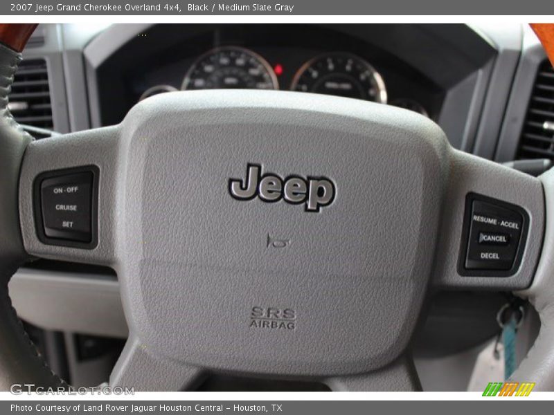 Black / Medium Slate Gray 2007 Jeep Grand Cherokee Overland 4x4