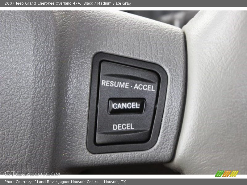 Black / Medium Slate Gray 2007 Jeep Grand Cherokee Overland 4x4