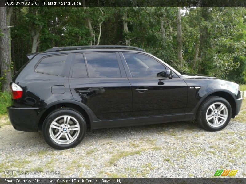 Jet Black / Sand Beige 2005 BMW X3 3.0i