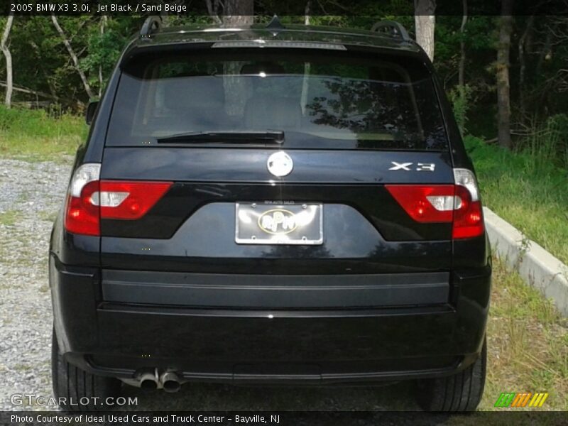 Jet Black / Sand Beige 2005 BMW X3 3.0i