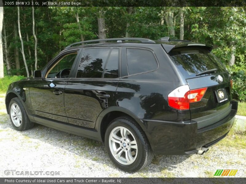 Jet Black / Sand Beige 2005 BMW X3 3.0i