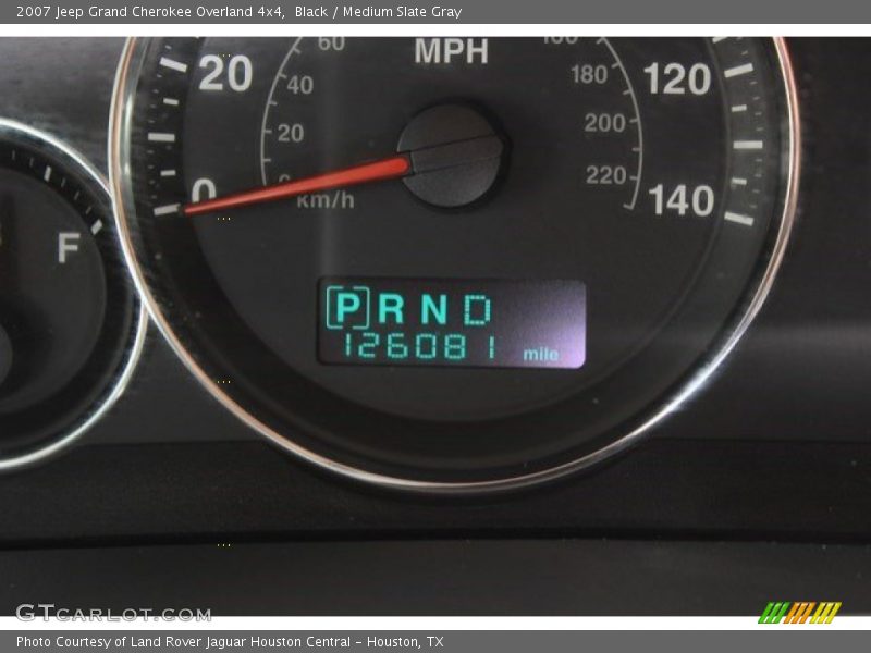 Black / Medium Slate Gray 2007 Jeep Grand Cherokee Overland 4x4